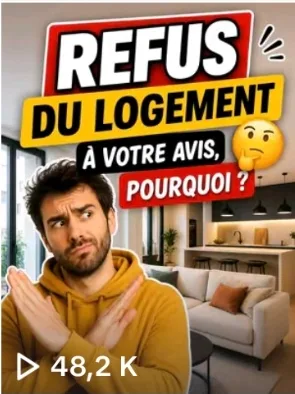 Miniature de la vidéo TikTok « Refus du logement : à votre avis, pourquoi ? »